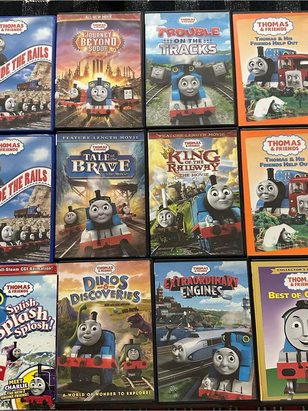 Thomas & Friends DVD Lot of 12 - Colorful Kids Classics